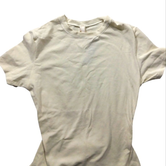 SKIMS Short Sleeve Thong Cotton Jersey Bodysuit SZ Small - Picture 3 of 8